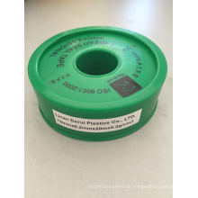 19mm 100% PTFE Tape / Teflon Tape mit grünem Outerhell